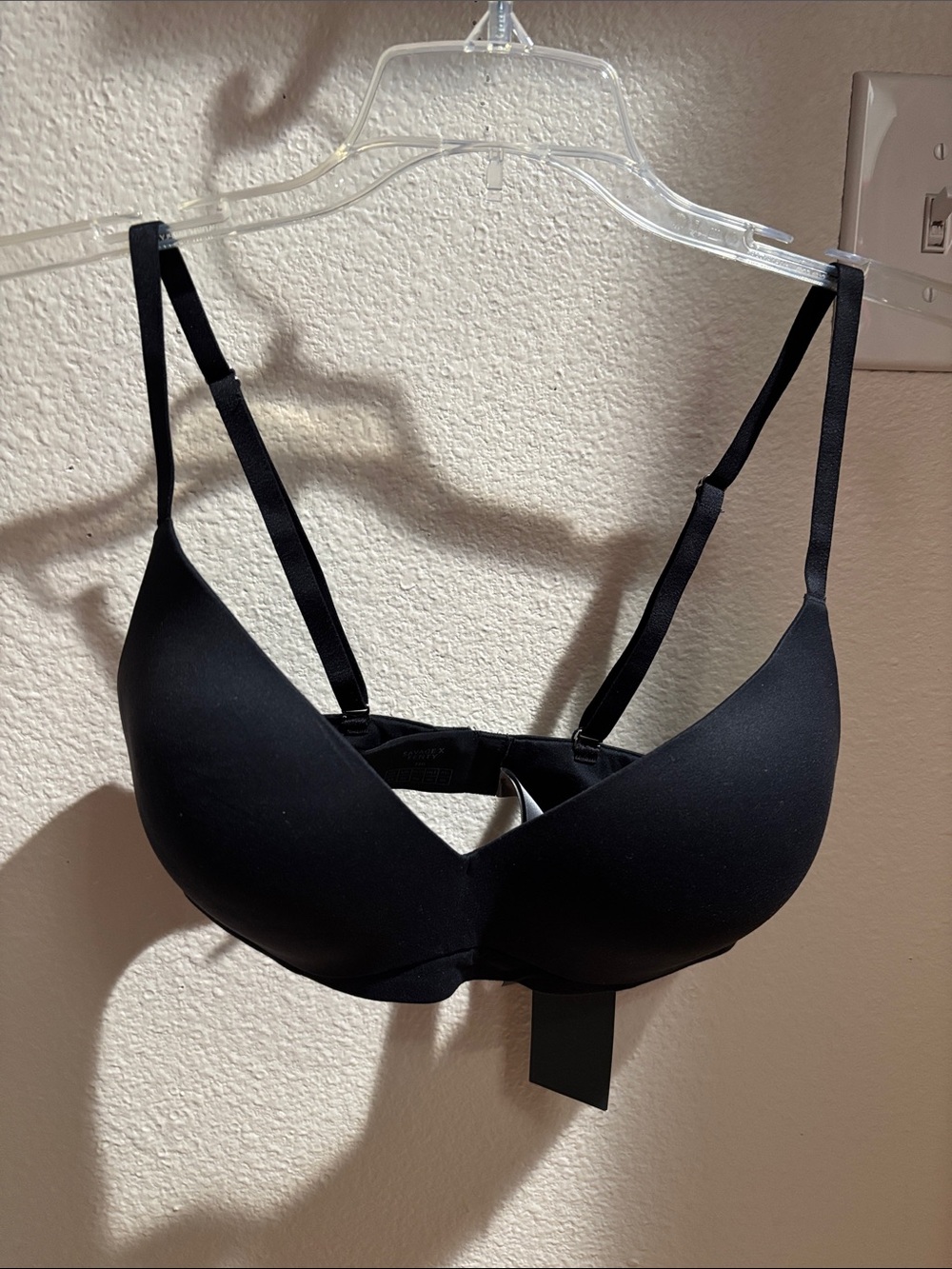 Savage X Fenty Black Smooth T-Shirt Bra 32D NWT